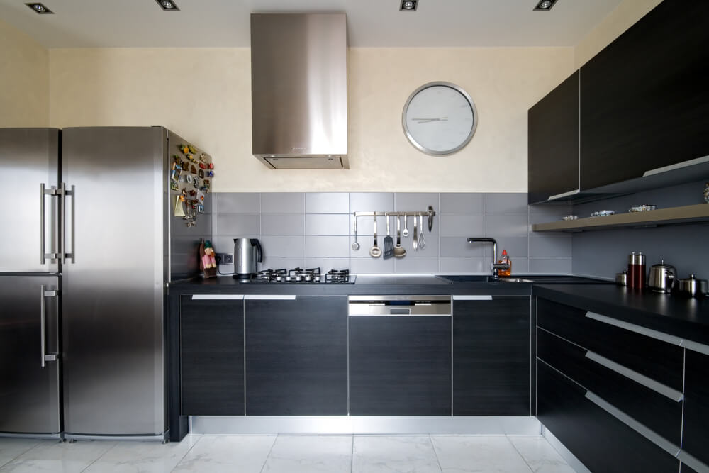 Black Modern Kitchen Black Modern Kitchen