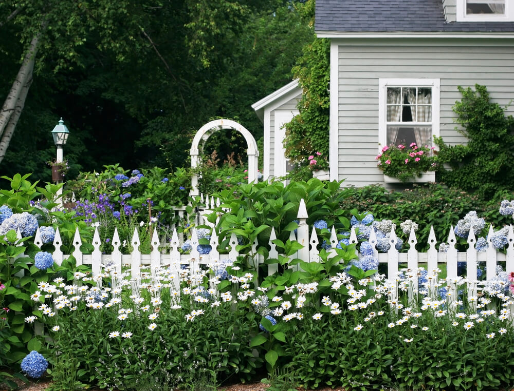 What are some ideas for garden fencing?