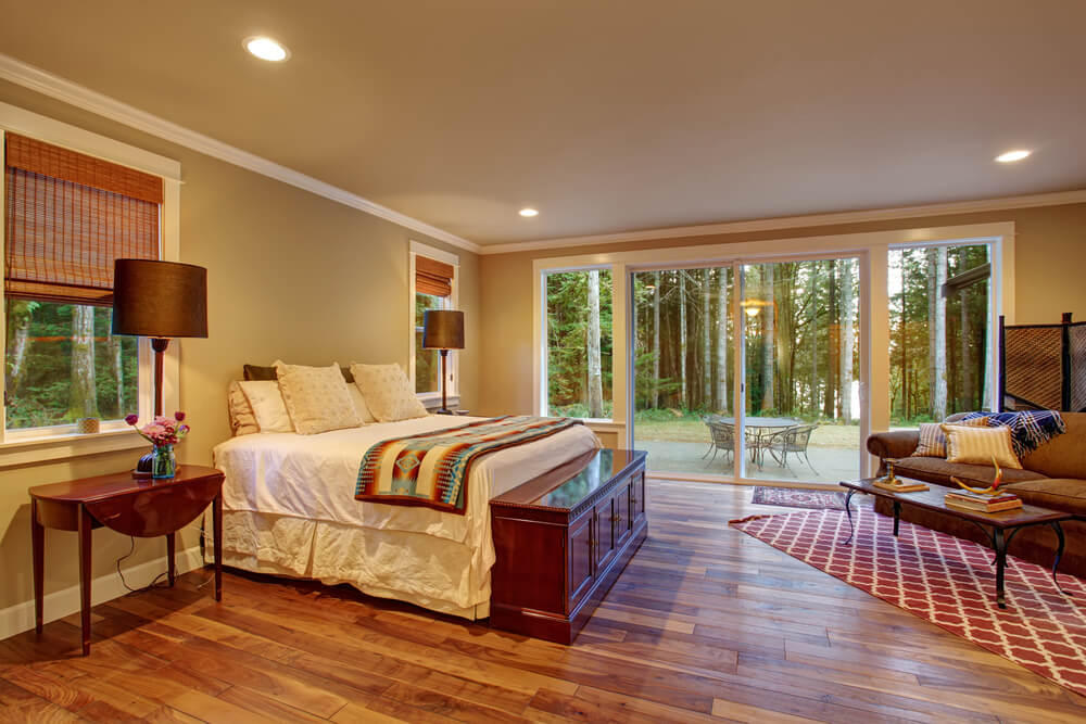 10 Dark Wood Floor Bedroom Ideas For A Warm And Cozy Vibe